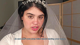 New Wife Locks Your Cock, and Cucks You on Your Wedding Night!