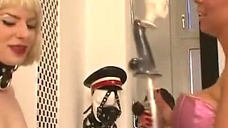 Moored humiliated slave