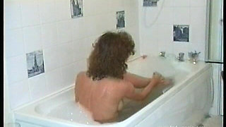 In the bath
