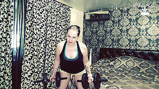 105 weight liftings repeats for biceps challenge!