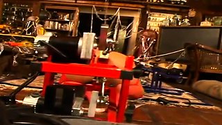 Machine fucked pornstar