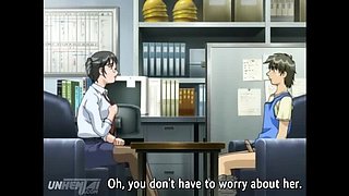 Horny MILF Boss Fucks Young Worker - Uncensored Hentai with Big Tits & Creampie