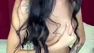Small titted brunette amateur anal nailed at home