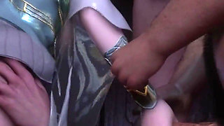 3D Horny Slut Asian Whore Have Her First Time Gangbang Sex