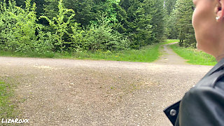 Hot Stable Worker Took Me Into the Forest… Risky Smoking Deepthroat POV