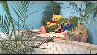 Blonde Slut Swallows BBC Cum and Gets Doggy Fucked!