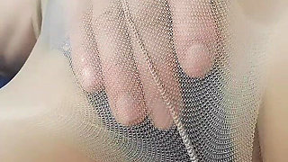 Wearing Pantyhose and Fingering My Crotch