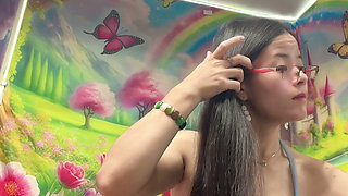 Nice Hair Black Sexy Tit Show