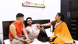HARDCORE SEX WITH INDIAN DESI BHABI INFRONT OF HER CUCKOLD BOYFREIND