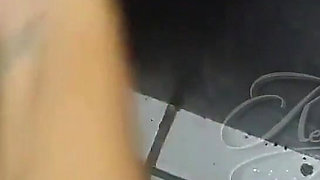 The Rascal Came Hard, First in My Pussy and Then in My Mouth in the Gloryhole