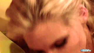 Lucky Dude Talked Two Sluts Into Playing With His Dick