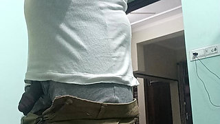 Indian Desi Man show masterbating and sucking with neighbour