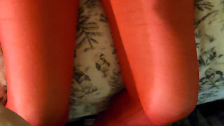 Goode Girl Ties, Licks and Sucks Hubby's Cock and Balls and Fucks Herself