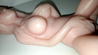 Mini Sex Doll Fucked by Big Fingers