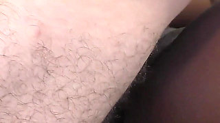 Petite balck in white panty fucked and creampied by BWC