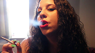 Red Lips and Cork Tips by the Window