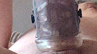 Good wank with masturbator