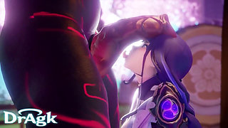 Dragk's Raiden Compilation - 3D Animated Cosplay Sex Interracial Cowgirl Position Feet Anal Creampie