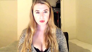 Ex wifey blonde homemade solo masturbation fun