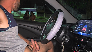 Information on the Street for Two Hot Girls Who Were at the Bus Stop!