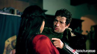 Romi Rain's Wild Threesome Passion Explodes in Sultry Fantasy Heat