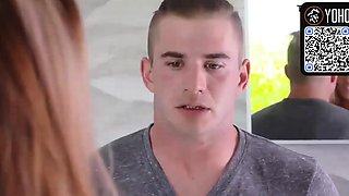 Latina mummy watches stepson with massive dick