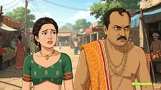 Indian Bhabi with Devar in their villege house