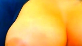 Blonde British Webcam Girl Squirts Milk