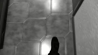 Pizza delivery guy brought pizza His met by naked owner sexy blonde MILF without panties and bra. Shower. Ass mature Tits Pussy