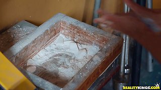 Abella Danger's Gym Passion Sparks Brunette Intense Desire