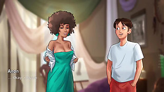 Miss Ross fucks Anons big white cock in best sex ever- summer time saga