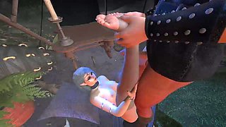 I Plumbed The Elf Nymph on the Table l THREE DIMENSIONAL Toon Manga porn Uncensored