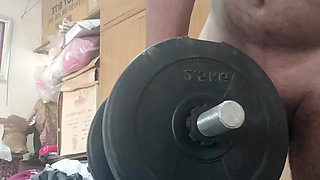 Indian Desi Man Enjoy Nude Exercise