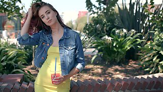 Hunk Mick plows Haley's tight booty in HD