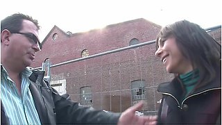 German Street Casting With A Turkish Slut