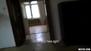 Pickups - Russian Big Tit Irina Needs Q'uick Cash & Gets Pussy Pounded by Steve in Exchange for Her a Warm Place to Stay