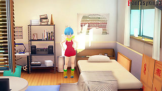 Android 18 convinces Vulma to fuck Gohan - DragonBall Zex Series