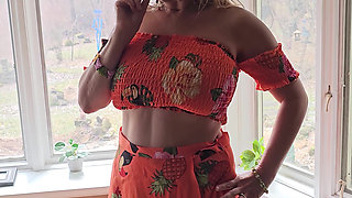 Watch what MOMMY likes to do when She is at Home Alone