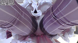 Puffy Nipple Office Lady Delivers a Playful Solo Tease