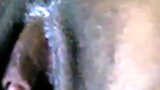 Black girl's juicy pussy on webcam