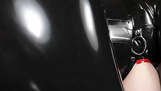 Rubber Nun Getting Fucked by Fucking Machine Solo