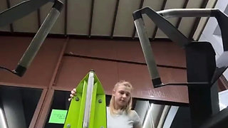 Workout with Hot BBW in Leggins