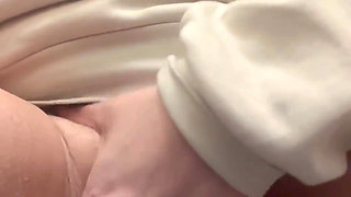 Care Aide Cums in Public Bathroom on Break