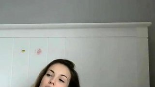 Big-Nipple Amateur Shows Off Her Hot Tits on Webcam