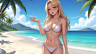 Caribbean Valentine Getaway, Anime Hentai POV