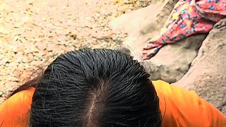 Public blow job at the beach Almost get caught