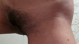 Desi Indian Girl Strips & Spreads Close Up Pussy & Ass, Hindi Solo