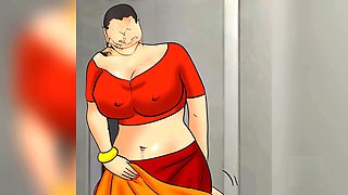 Indian aunty gets plumbed by her shy neighbor stud