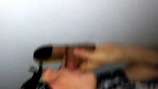Girl's Secret Blowjob at Gloryhole