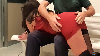 NEVER TO BE LATE - Spanking rude for stepsister she come late in the night